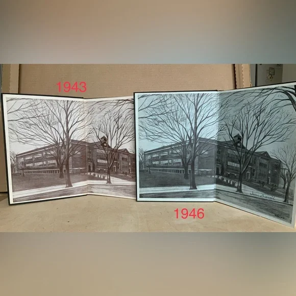 WW II era,  HACKETTSTOWN NJ HIGH SCHOOL YEAR BOOKS - Picture 6 of 16